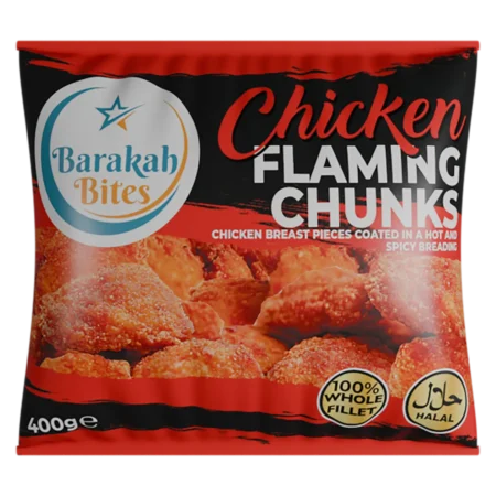 BARAKAH BITES Chicken Flaming Chunks 400g
