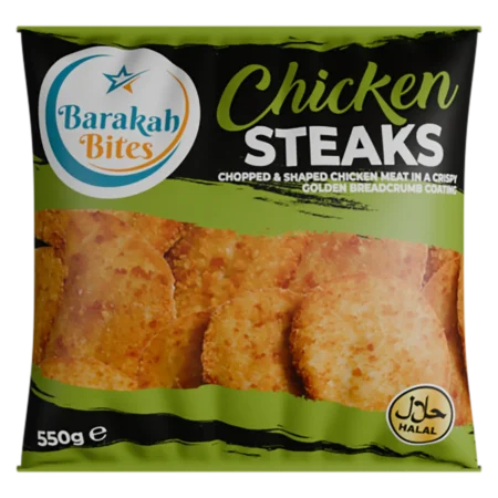 BARAKAH BITES Chicken Steaks 550g