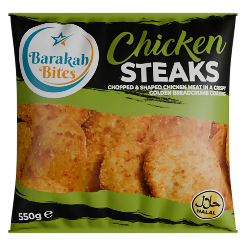 BARAKAH BITES Chicken Steaks 550g