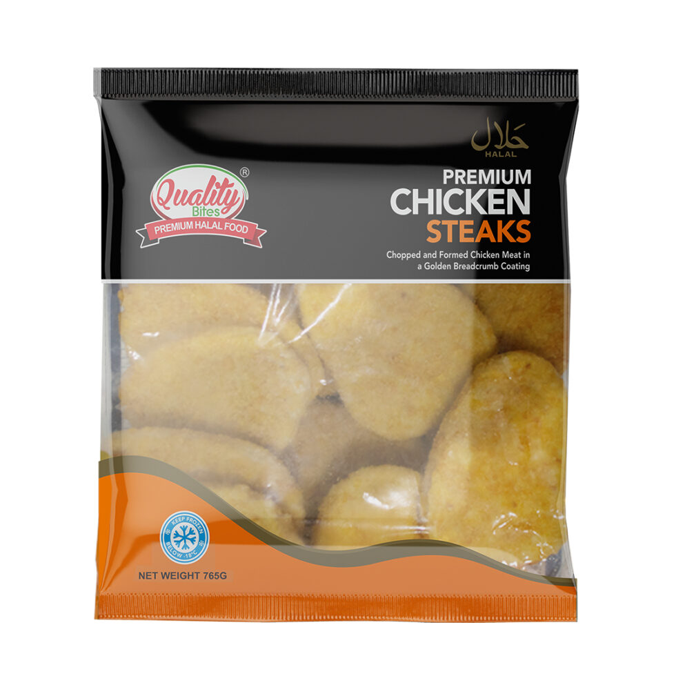 Quality Bites Chicken Steaks 595g